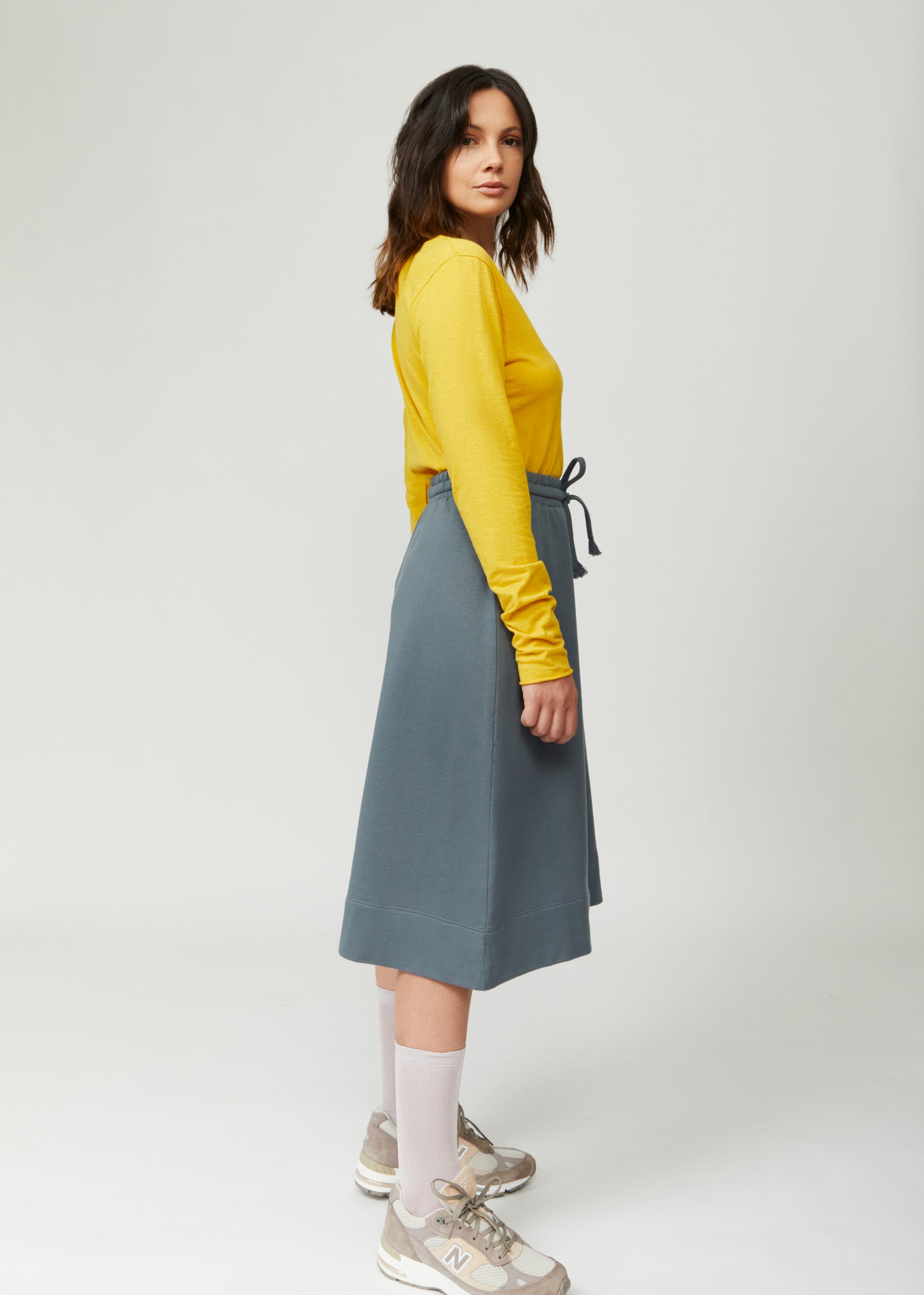 Esterella V Neck T-Shirt L/S Single Jersey TEST