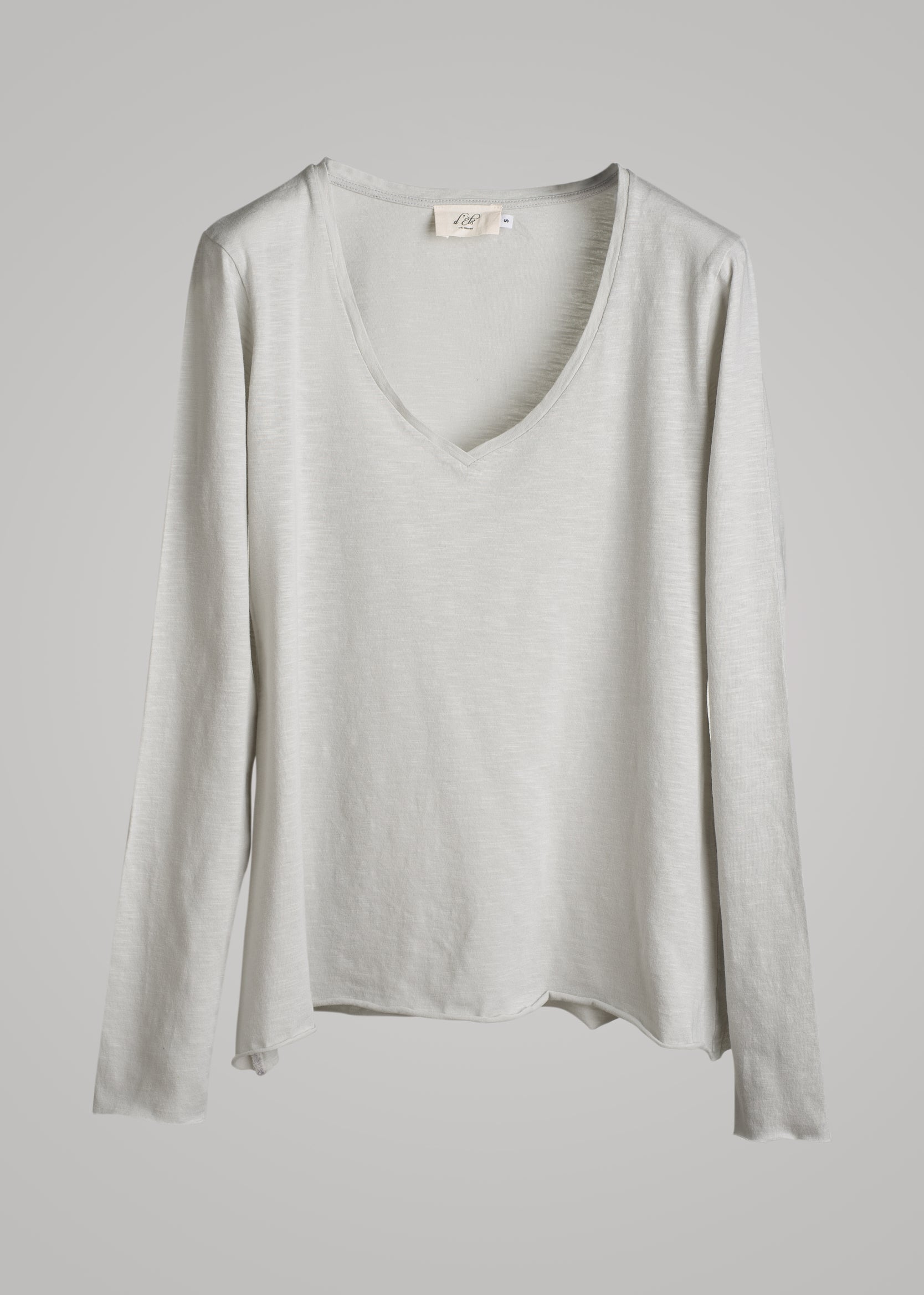 Esterella V Neck T-Shirt L/S Single Jersey TEST