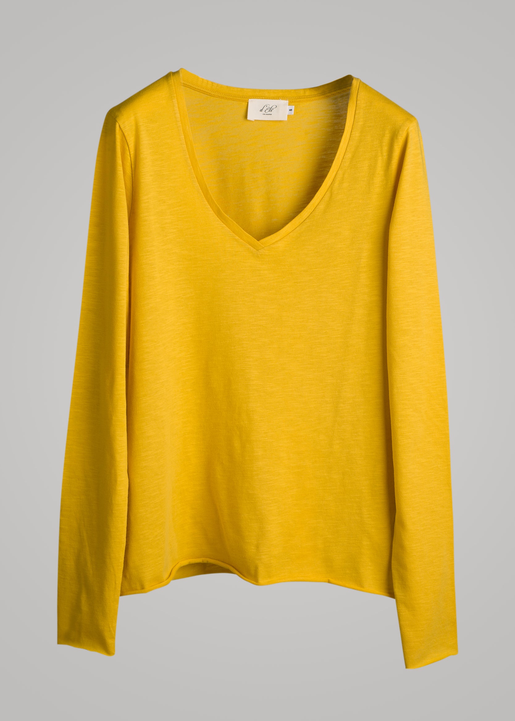 Esterella V Neck T-Shirt L/S Single Jersey TEST