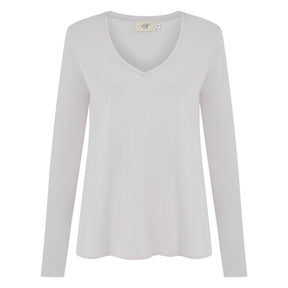 Esterella V Neck T-Shirt L/S Single Jersey TEST