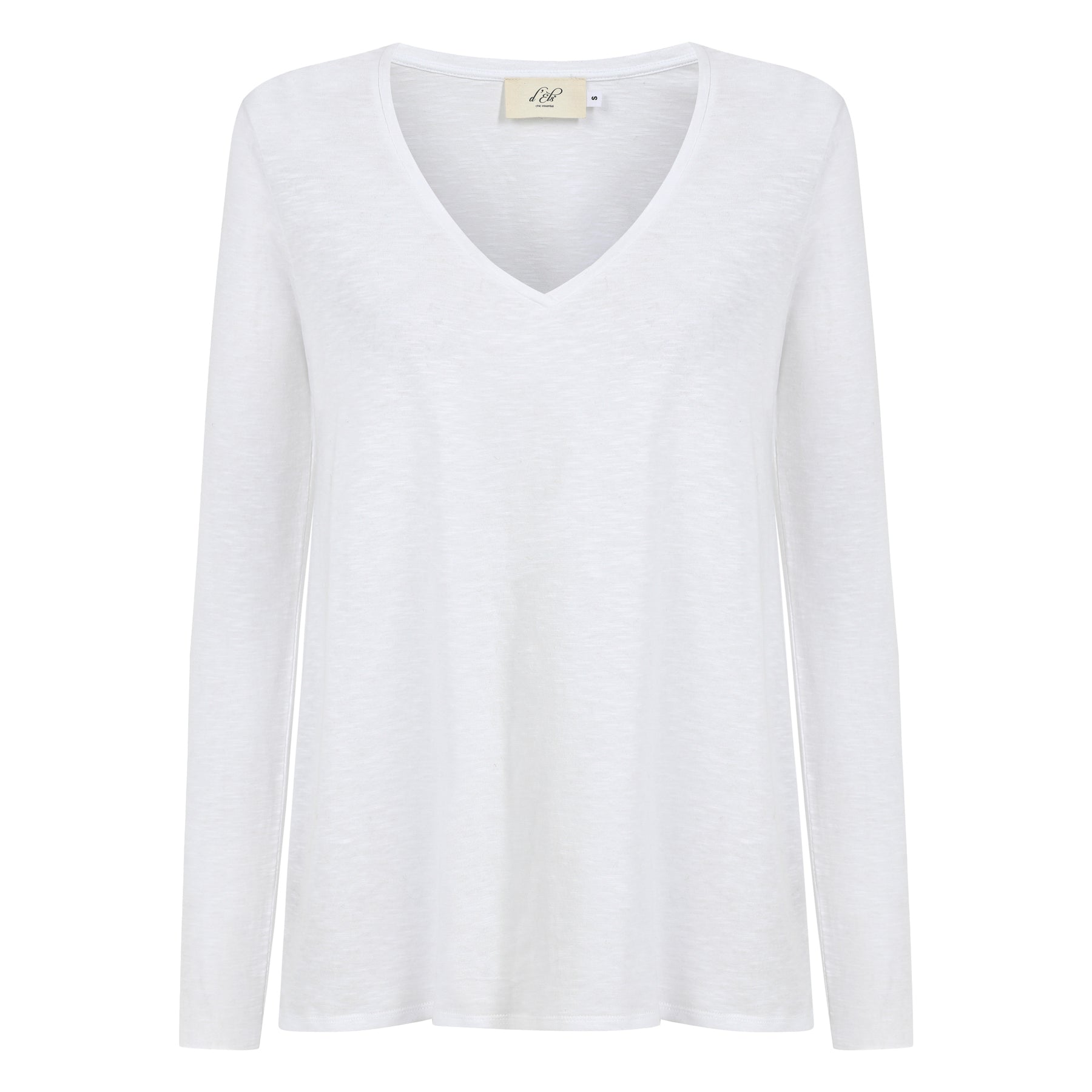 Esterella V Neck T-Shirt L/S Single Jersey TEST