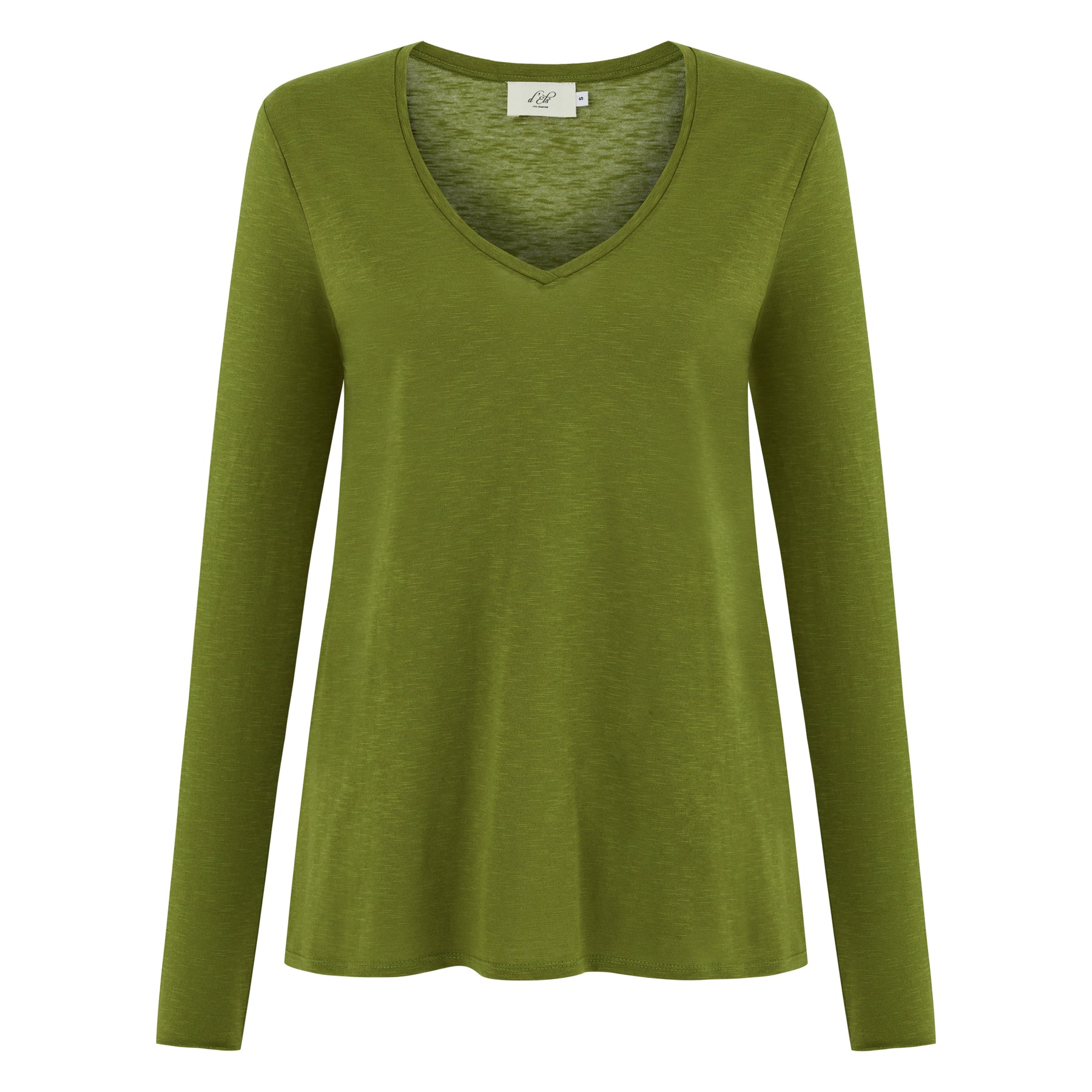 Esterella V Neck T-Shirt L/S Single Jersey TEST