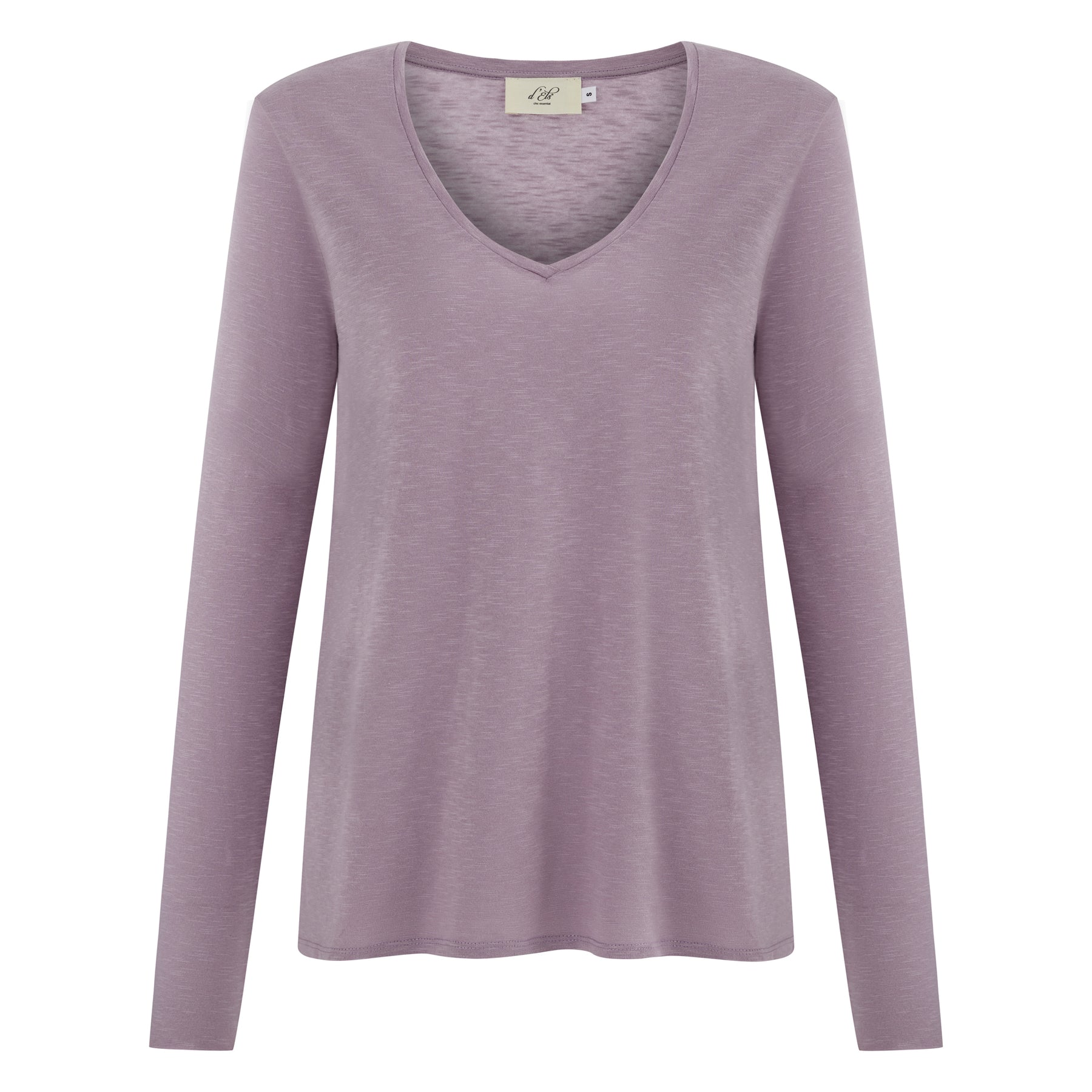 Esterella V Neck T-Shirt L/S Single Jersey TEST
