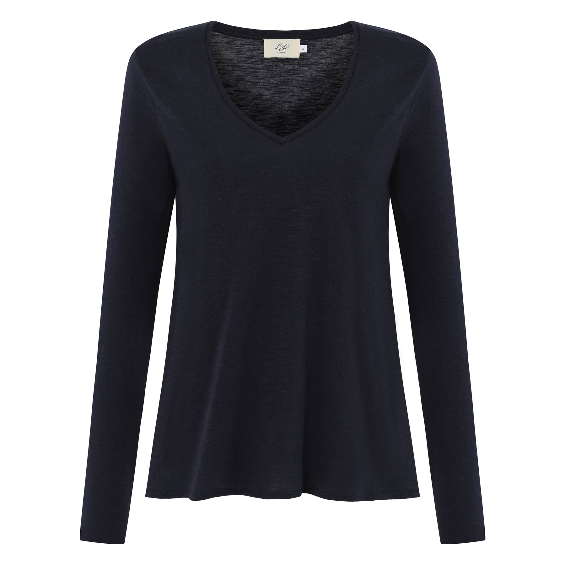 Esterella V Neck T-Shirt L/S Single Jersey TEST