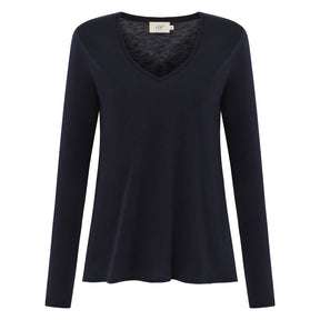 Esterella V Neck T-Shirt L/S Single Jersey TEST