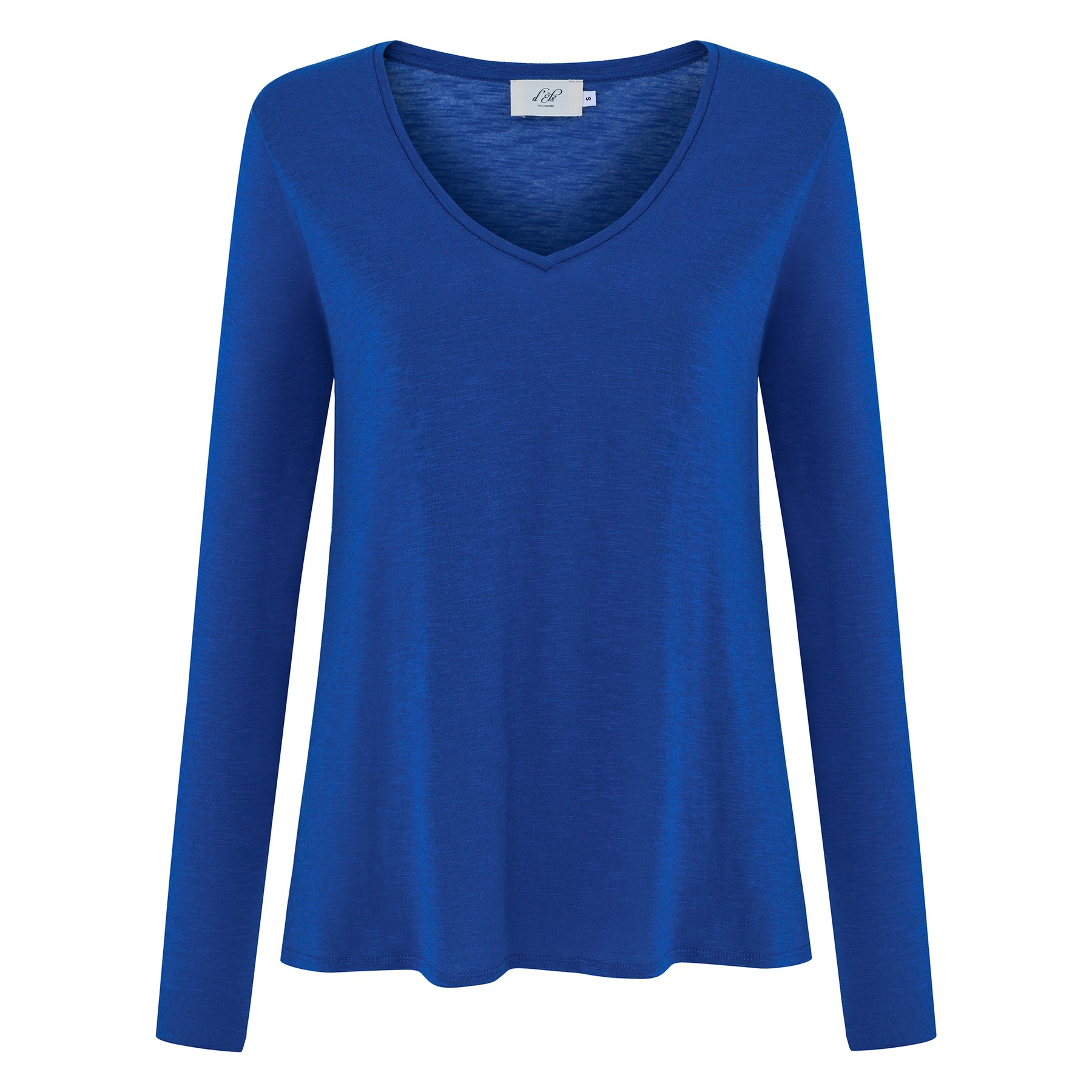 Esterella V Neck T-Shirt L/S Single Jersey TEST