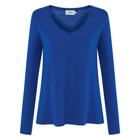 Esterella V Neck T-Shirt L/S Single Jersey TEST