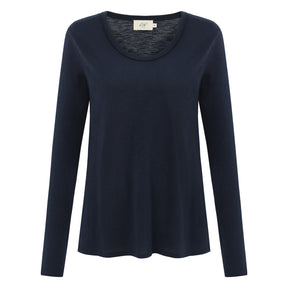 Esterella V Neck T-Shirt L/S Single Jersey TEST