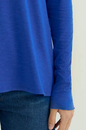 Esterella V Neck T-Shirt L/S Single Jersey TEST