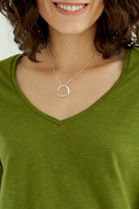 Esterella V Neck T-Shirt L/S Single Jersey TEST