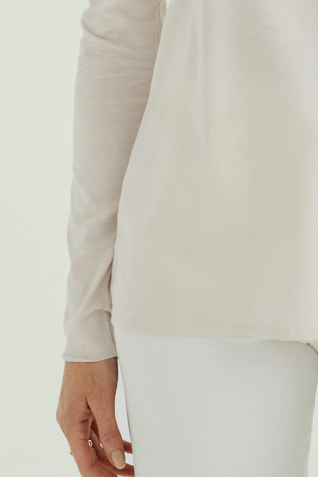 Esterella V Neck T-Shirt L/S Single Jersey TEST