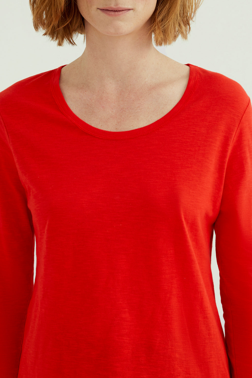 Influx Seamless T-Shirt, Fiery Red