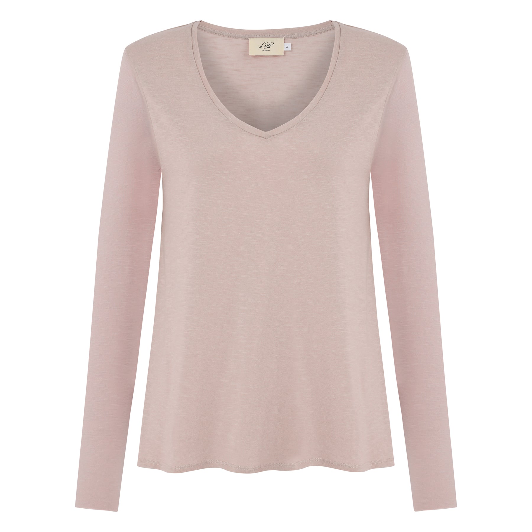 Esterella V Neck T-Shirt L/S Single Jersey TEST