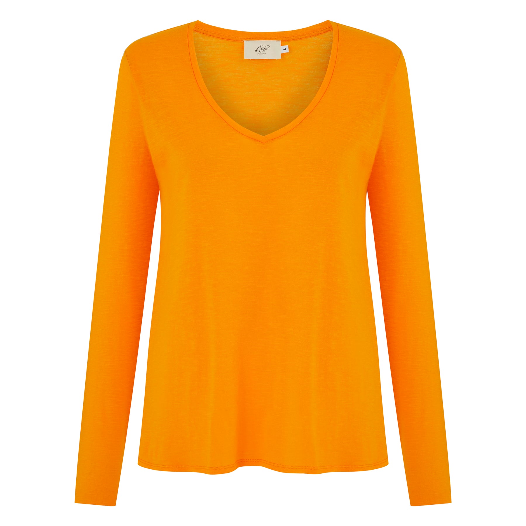 Esterella V Neck T-Shirt L/S Single Jersey TEST