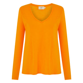 Esterella V Neck T-Shirt L/S Single Jersey TEST